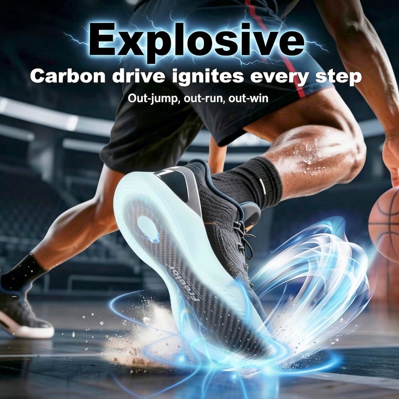 Carbon Fiber Insole Boost Basketball Volleyball Running Performance