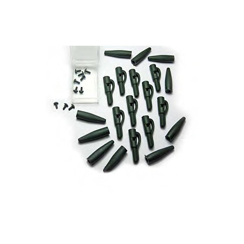 Lead Clip Carp Fishing Set with Pins and Tail Rubber