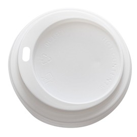 GoCoPack Sip Lids for Paper Coffee Cups: Pack of 100 Plastic White Sip Lids to Fit Standard 8oz Paper Cups