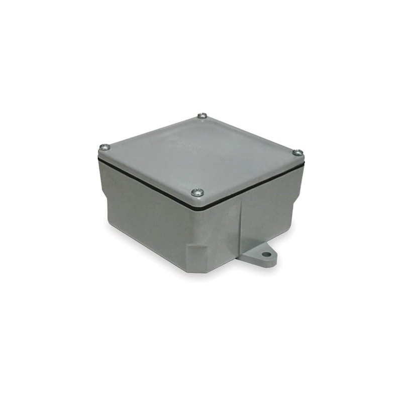 Electrical Box, PVC, 4.396X4.396X4.50