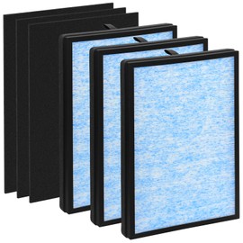 SAKEGDY 3 Packs 3-in-1 Blue Ultra-Filter Compatible with Okaysou Airmax 8L Air Purifier, H13 True HEPA Replacment Filter