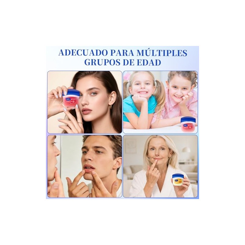LUHI Labial Hidratante, 8PCS,elaborado con ingredientes de frutas naturales,rico en