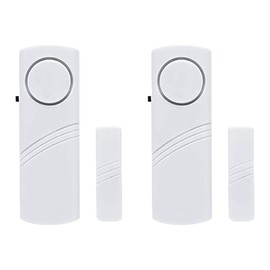 2 Pack Home Security Alarms - Window & Door Burglar Bell Alarm for Home & Office