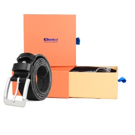 Glamicci Men's Leather Belt-Full Grain Leather| Top Grade Italian Hide Steel Buckle| Belts For Jeans, Casual, Cowboy & Work Wear- 1.5" // 38mm Width-GBLT7