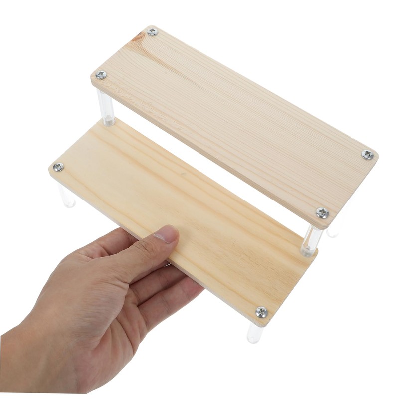 Ciieeo Acrylic Tiered Display Stand for Jewelry and Cosmetics Organizer