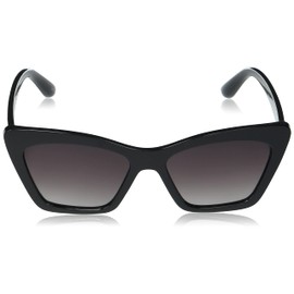 Vince Camuto womens Vc899 Fashionable UV Protective Cat Eye Sunglasses Wear Year Round Luxe Gifts for Women 55 mm, Black, mm US