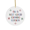 Lancashire Dialect Christmas Tree Ornaments, Funny Northern Humour Decorations with