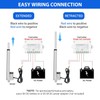 ECO-WORTHY Heavy Duty 330lbs/1500N Solar Tracker Linear Actuator Multi-Functions with
