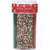 Dean Jacob's Holiday Sprinkles ~ 6.3 oz. 4in1 Compartment Jar