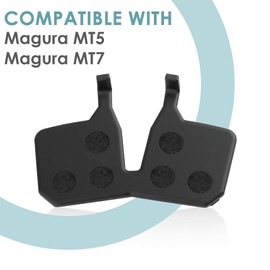 2 Pairs Bicycle Disc Brake Pads for MT5 MT7,Semi-Metallic Mountain MTB Bike Brake Pads Replacement Compatible with Magura 9 P eBike Road Cycling
