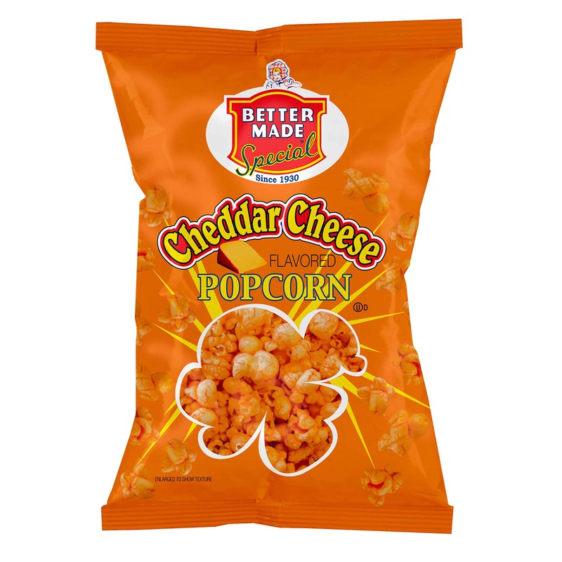 BetterMade Special Flavored Popcorn .625oz Bags (100 Pack) (CHEDDAR CHEESE)