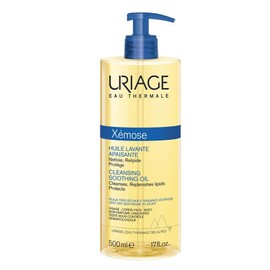 URIAGE XEMOSE Gel de ducha para piel seca, con tendencia atpica I Calma para un confort duradero. Gel en aceite espumoso, suave y nutritivo I Cara y  