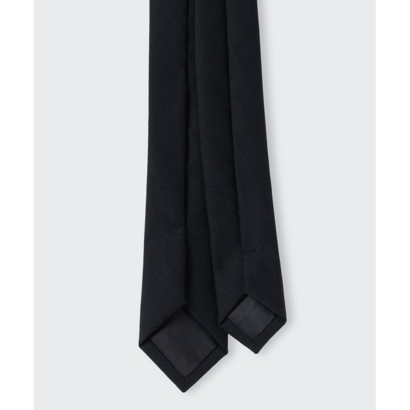 Musinsa Standard Wool Slim Solid Tie [Black]