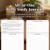Bible Study Journal for Women – Guided Christian Notebook with