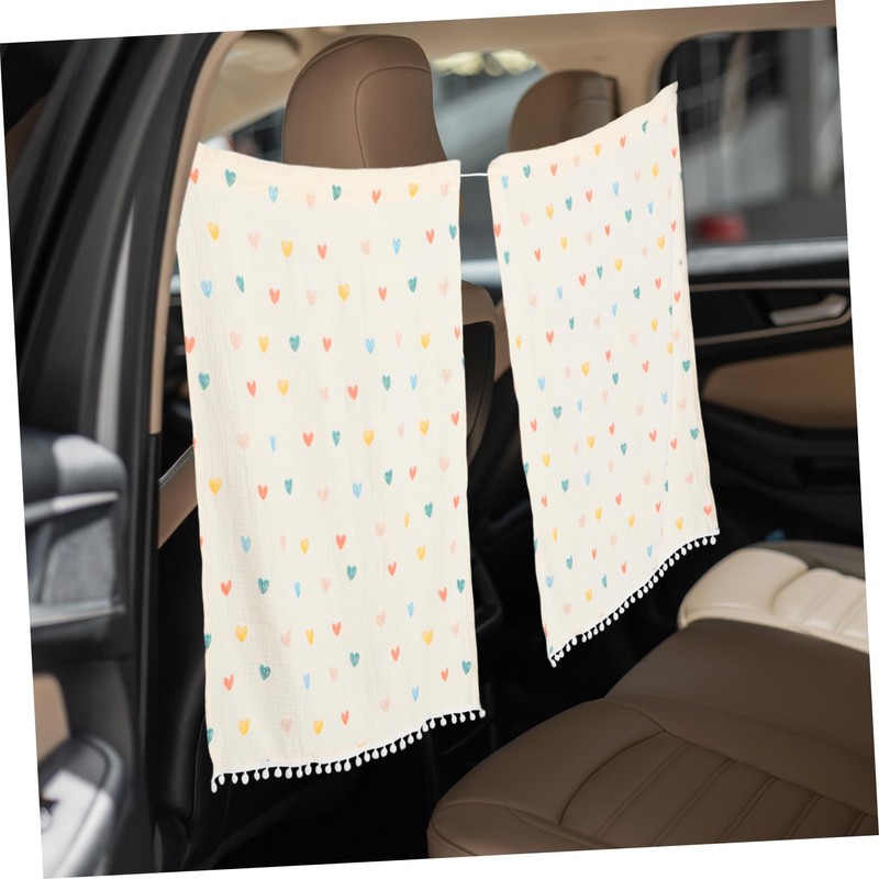 ULTECHNOVO Car Privacy Curtain Breathable Double Gauze Insulated Window Shade