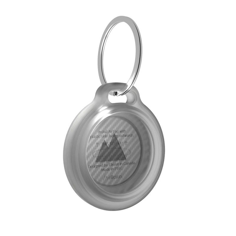 [elkson] AirTag Case Keychain Protective Air Tag Holder Case Cover