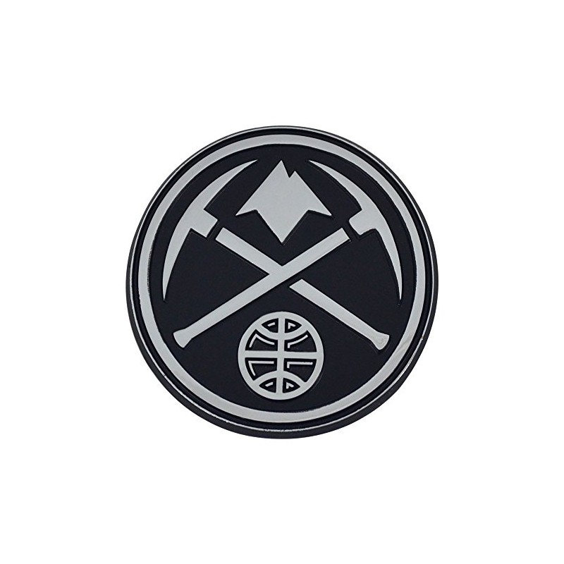 FANMATS 17587 Denver Nuggets 3D Chrome Metal Auto Emblem