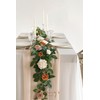 Ling's Moment 5FT Terracotta Artificial Flower Garland Fake Rose Floral