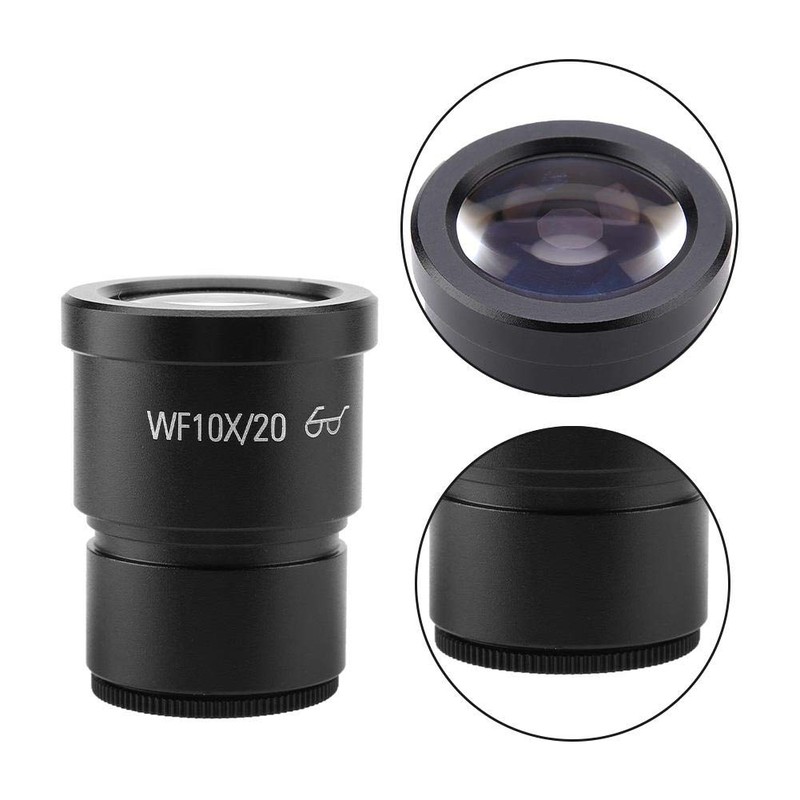 Microscope Lens 1 PCS WF10X/20 Wide Field Stereo Microscope Eyepieces