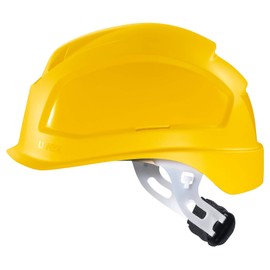 uvex Pheos Safety Helmet for the Electricians | for the Construction Site | Industrial Protective Helmet DIN EN 397 | Construction Helmet in Unisize | Work Helmet - Yellow