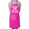 70th Birthday Who Knew 70 BBQ Cooking Funny Novelty Apron