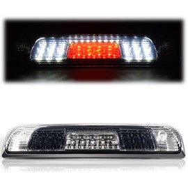 Rear High Mount Stop Lamp Compatible For Chevy Silverado GMC Sierra 1500 2014- 2018 LED 3rd Brake Cargo Tail Light Lamp (White)