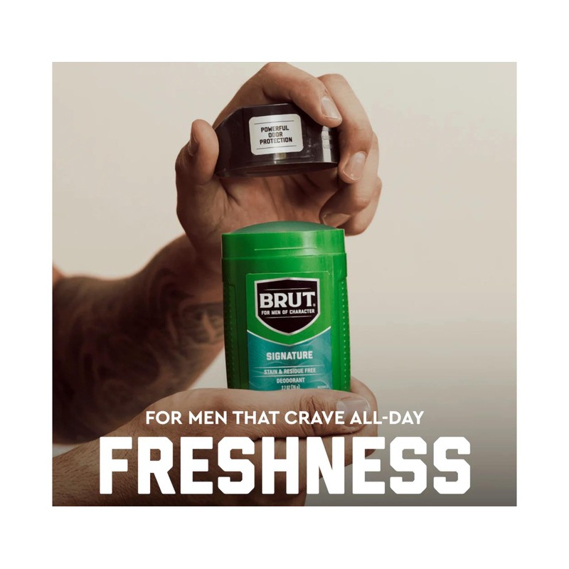 Brut Deodorant Signature Scent 2.7 Oz. (Pack of 2)