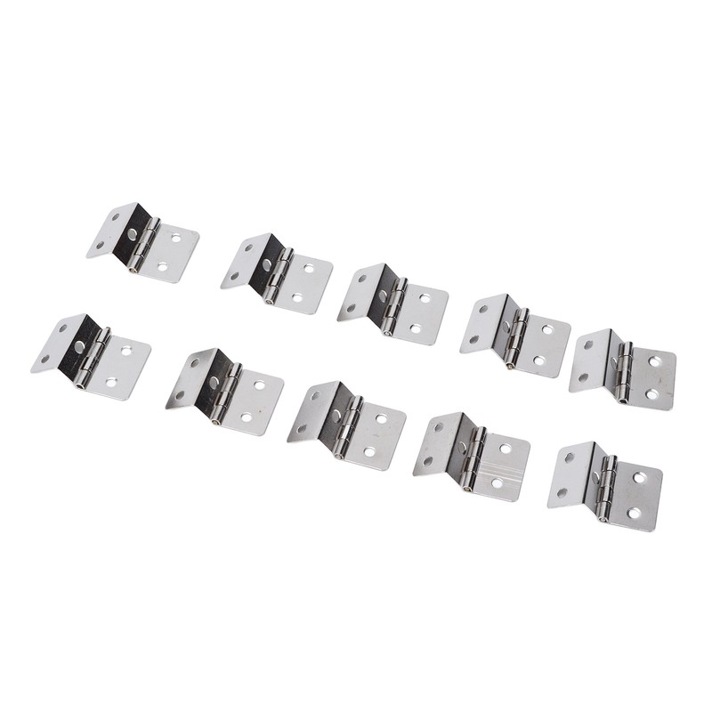 50pcs Hinges Appearance Electroplating Durable Iron Material Wooden Boxes Repairing