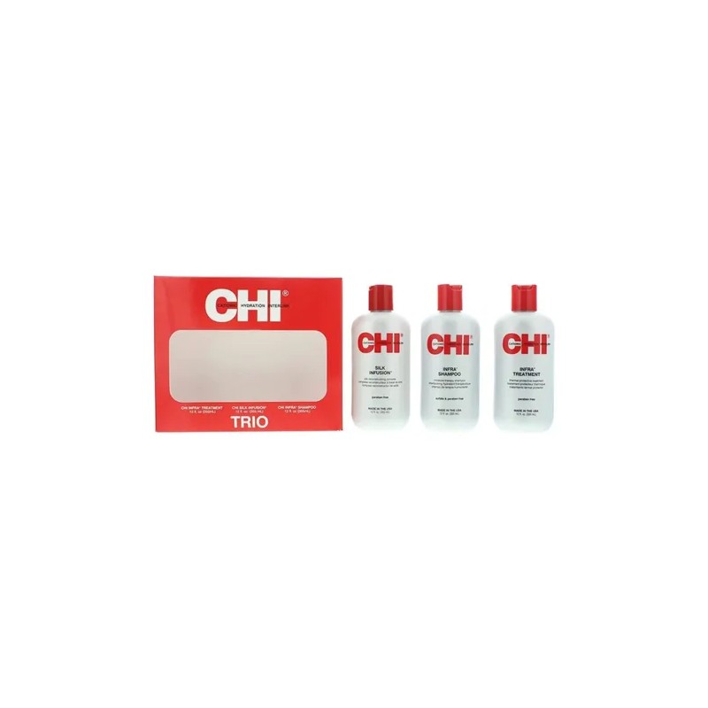 Chi Infra Kit Trio Shampoo & Tratamiento & Seda 355ml/