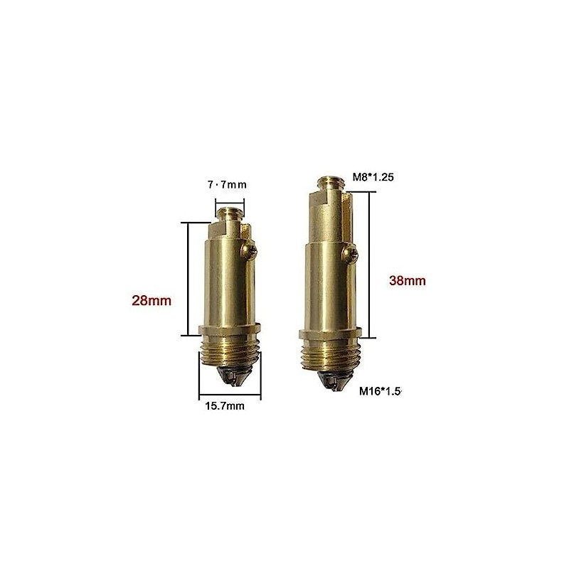 YXQ 2Pcs Pop Up Bolt Brass Click Clack Push Spring