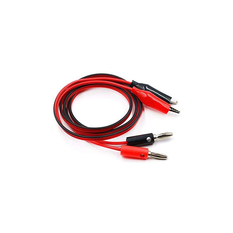 bnafes Power Supply Double Alligator Clip to Banana Connector Audio