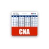 CNA Badge Buddy Horizontal w/Height & Weight Conversion Charts (Red)