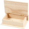 Create Crafts 54439 Pine Wood Hollow Book Box, 10.8cm x