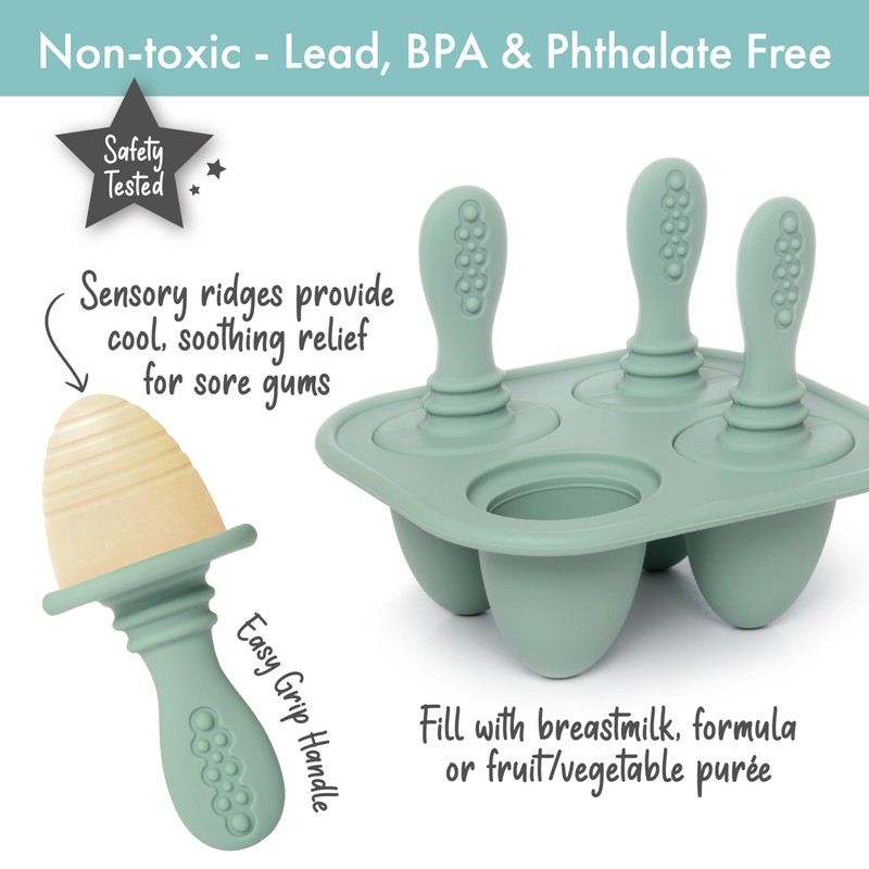 PrimaStella Silicone Petite Pops - Baby Popsicle Mold - BPA