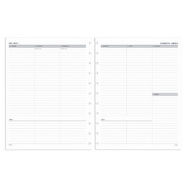 2025 TUL® Discbound Weekly Planner Refill Pages, Letter Size, January To December