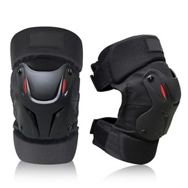 Knee Protectors 1 Pair Adjustable Ergonomic Joint Design Knee Pads for Motorcycle Bike Skateboard