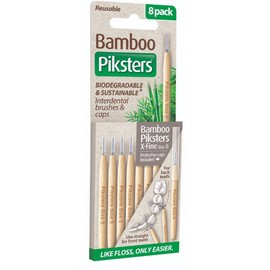 Piksters Buy Piksters Bamboo Straight Interdental Brush Size 0 8 Pack Online | Chempro Chemists