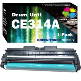 Green Toner Supply (Drum only) Compatible Replacement for CE314A hp126a Imaging Drum Unit for Color Pro 100 MFP M175a M275 M275nw CP1025 CP1025nw Printer