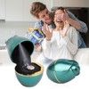 Rolin Roly Green Pendant Box with LED Light Rose Jewelry