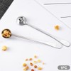 Olive Spoon with Drain Hole,Stainless Steel Pickle Spoon Slotted Spoon