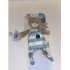 Chicco New Chicco Pocket Buddies Bear Security Blanket Lovey Pacifier