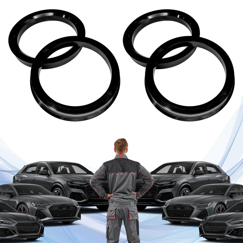 MLAHUIER 4 PCS Car Hub Centric Rings for 73.1mm-60.1mm Caliber