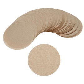 PATIKIL Mocha Pot Paper Filter Disposable Round Brown Paper 2.2 Inch OD for Espresso Maker, Cafe Office Home Pack of 200