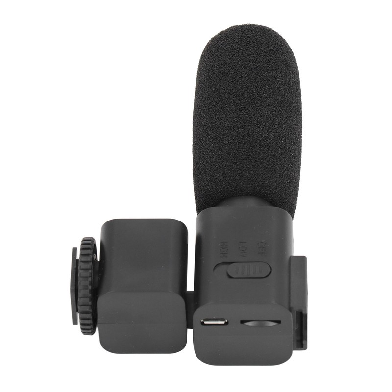Video Recording Microphone Wide Range Frequency Shock Absorbing Stereo Interview