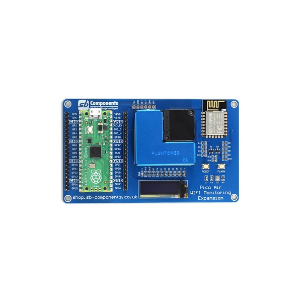 sb components Raspberry Pi Pico Air WiFi Monitoring Expansion PMSA003