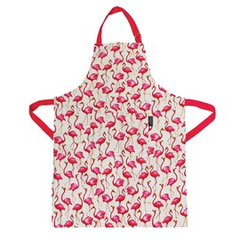 Sara Miller 287133J Flamingo Repeat Adult Apron in Presentation Box