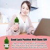 Emotional Support Pickled Cucumber Gift,Knitting Cucumbe with Positive Words,Cute Pickle