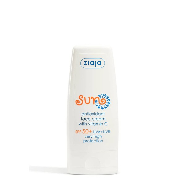 ZIAJA SUN FACE CREAM WITH VITAMIN C SPF 50 + UVA/UVB