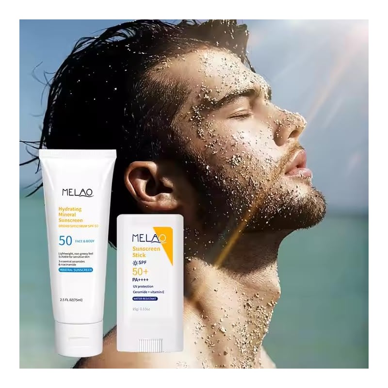 Bloqueador Solar Melao SPF 50+ en barra 15g, No deja