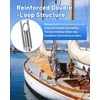 Stainless Steel Cotter Rings with Dual-Coil Design – 5 Size